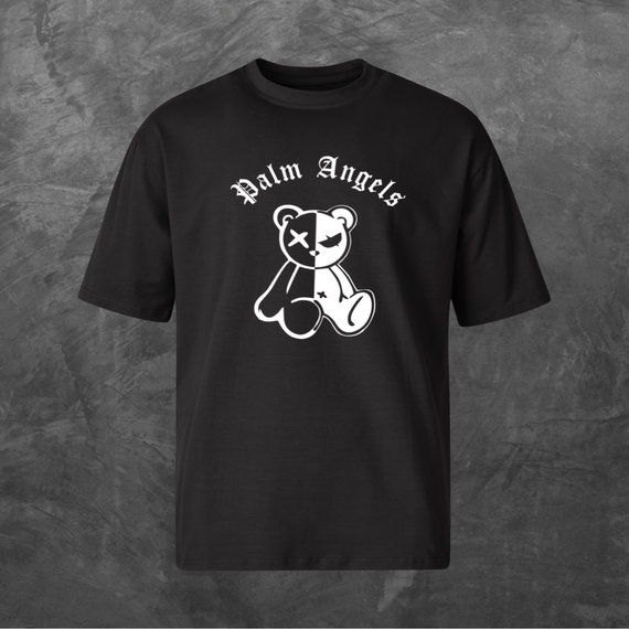 Футболка унісекс з принтом Palm Angeles Оверсайз чорна S