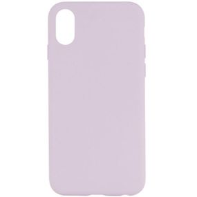 Чехол Silicone Case Full Protective (AA) NO LOGO для Apple iPhone X / XS (5.8") Сиреневый / Lilac