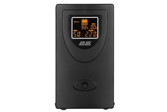Джерело безперебійного живлення 2E  DD2000, 2000VA/1200W, LCD, USB, 2xSchuko (2E-DD2000) | Зображення 1