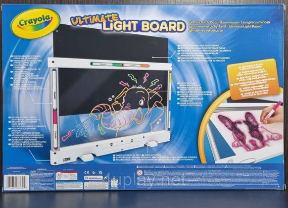 Crayola Ultimate Light Board. Прозора дошка для малювання. Дитячий графічний планшет з підсвіткою Крайола | Зображення 5