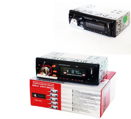 Автомагнитола с FM тюнером в режиме стерео XPRO 1283 ISO USB SD/TF AUX FM радио 4 x 50W черный (lp-90994_446)