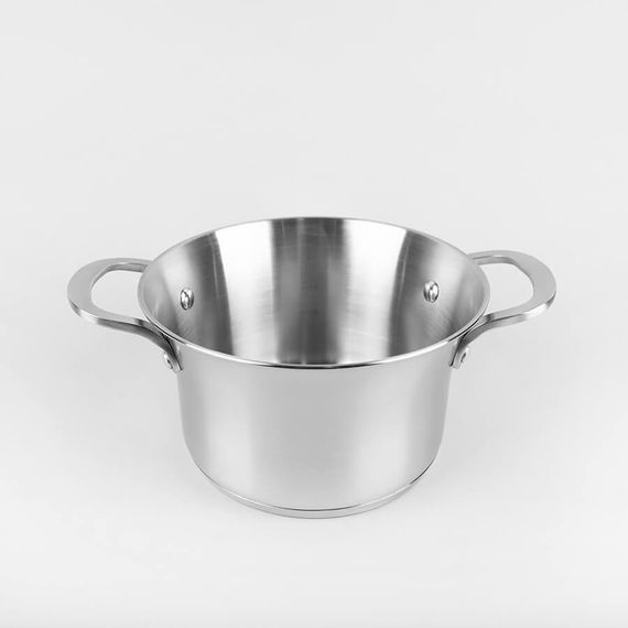 Каструля Maestro MR-3505-20, 2.5 л, 20 см, з нержавіючої сталі з кришкою, для всіх типів плит | Зображення 3