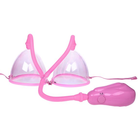 Вакуумна помпа для грудей - Breast Pump Enlarge With Twin Cups Vibrating | Зображення 2