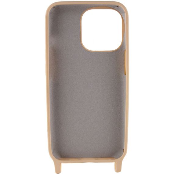 Чехол TPU two straps California для Apple iPhone 13 (6.1") Бежевый / Beige | Зображення 2