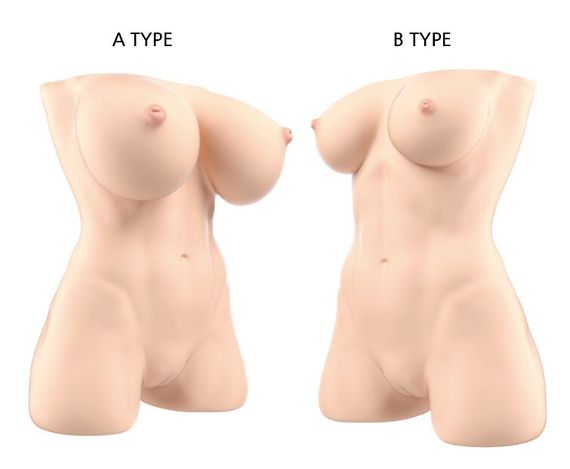 Мастурбатор-торс Naked Factory JESSICA A TYPE, великі груди, дуже реалістичний, наскрізний | Зображення 6