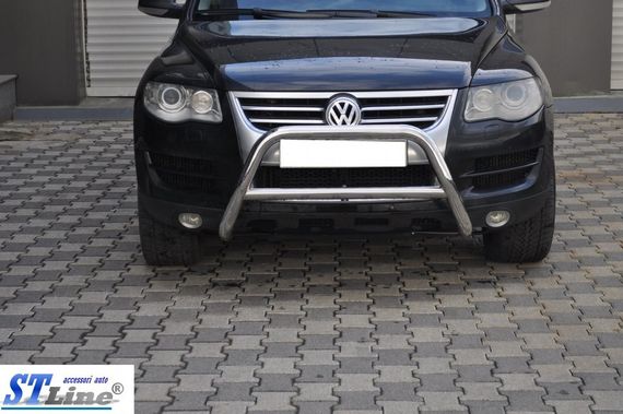 Кенгурятник WT005 Colt (нерж) для Volkswagen Touareg 2002-2010 рр | Зображення 2