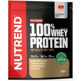Протеїн Nutrend 100% Whey Protein 1000 g /33 servings/ White Chocolate Coconut