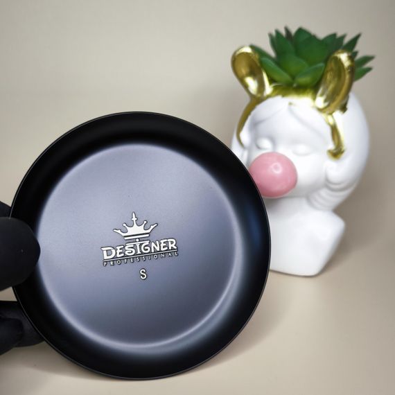 Лоток для фрез Designer (диаметр 10cм) цвет черный