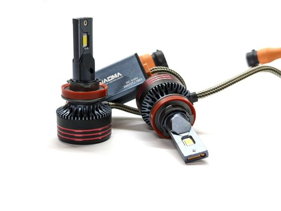 Комплект світлодіодних ламп M8 PRO H11(H8/H9/H16) 55W Canbus 6000K 12000Lm 12/24V | Зображення 1