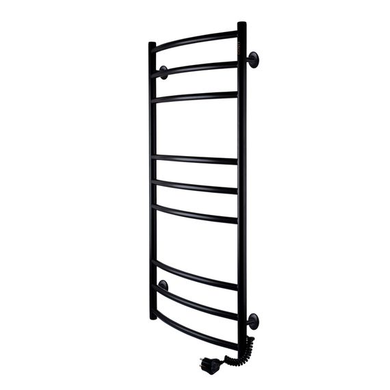 Рушникосушарка UNIO LDE ER 1000-500-9 BLK Драбинка Дуга Еліт чорна (21557) | Зображення 3