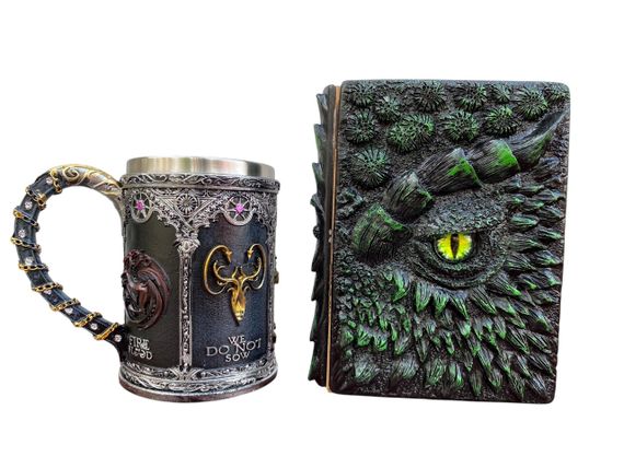 Подарунковий набір Кухоль 3D Сім Королівств і Блокнот 3D «Око Лісового Дракона»