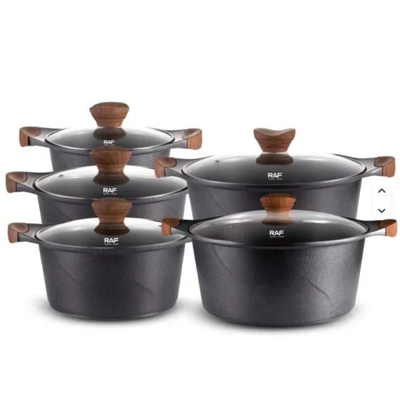 Набір каструль 5 в 1 Cookware Set R-80003 | Зображення 1