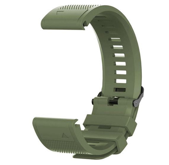 Силіконовий ремінець Primo для годинника Garmin Fenix 8 51mm / Fenix 7X / Fenix 7X Pro - Army Green | Зображення 1