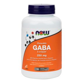 Амінокислота GABA 250mg  90 CHEWABLE TABS