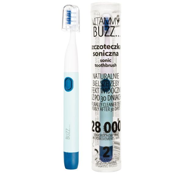 Електрична зубна щітка Vitammy Buzz Blue, синя