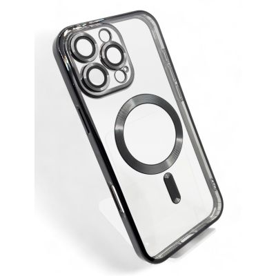 Чехол для мобильного телефона BeCover TPU Chrome Case (MagSafe) для Apple iPhone 16 Pro Max Black (712085) | Зображення 1