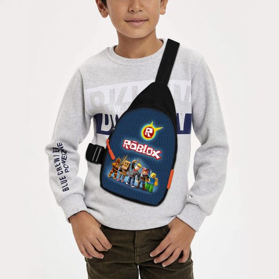 Сумка через плече дитяча Roblox 29х17 см сумка слінг для хлопчика (01960)