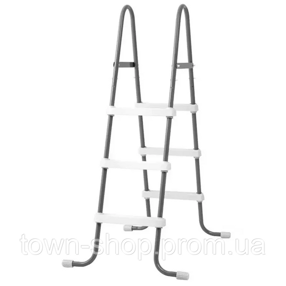 Бассейн каркасный INTEX 26784 прямоуг, 300Х175Х80 см, 3539л, фильтр-насос, лестница | Зображення 2