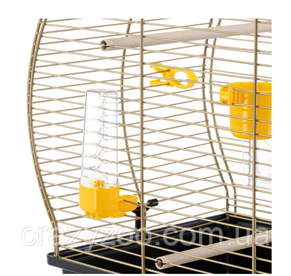 Клітка для канарок та маленьких птахів Ferplast Luna 2 коричнева 44.5х25х45.5 см 52005502 | Зображення 4