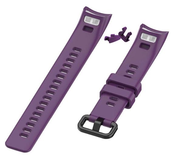 Силиконовый ремешок Primo для фитнес-браслета Huawei Honor Band 4 / 5 - Purple | Зображення 3