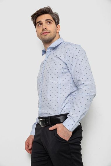 Рубашка мужская  -уценка, цвет голубой, 214R824-U | Зображення 2