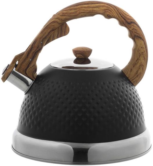 Чайник Ofenbach Whistling Kettle Black 2.7л нержавіюча сталь зі свистком, чорний | Зображення 1