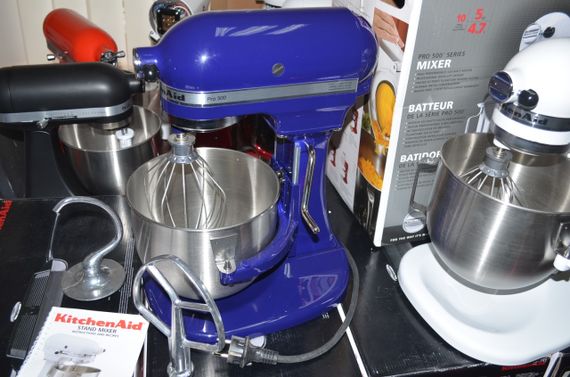 Профессиональный планетарный миксер KitchenAid Heavy Duty  4.8 л, синий | Зображення 3