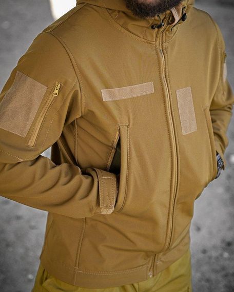 Тактична куртка софтшел masad кайот ВТ76570 | Зображення 2