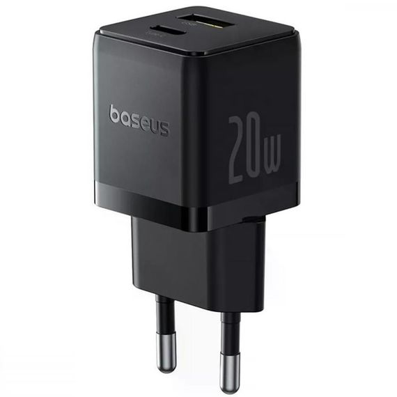 МЗП Baseus Palm Fast Charger 20W (1USB-A/1C) (P10111608) Cluster Black