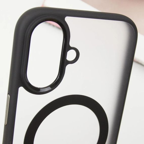 TPU+PC чохол Blueo Skin Friendly Frosted with MagSafe для Apple iPhone 16 (6.1") | Зображення 4