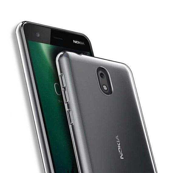 Прозорий Силіконовий чохол TPU для Nokia 3.1 | Зображення 1