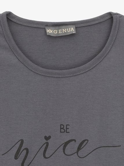 Футболка з принтом жіноча GENUA 26414 L Антрацит shop (2000999569975) | Зображення 1