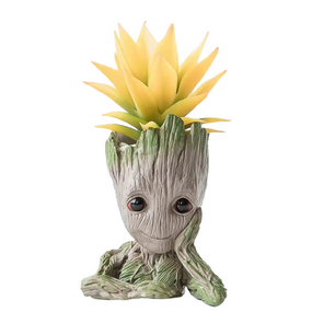 Милый Горшок Подставка для Цветов и Канцелярии Кашпо Малыш Грут из Стражей Галактики 15 см