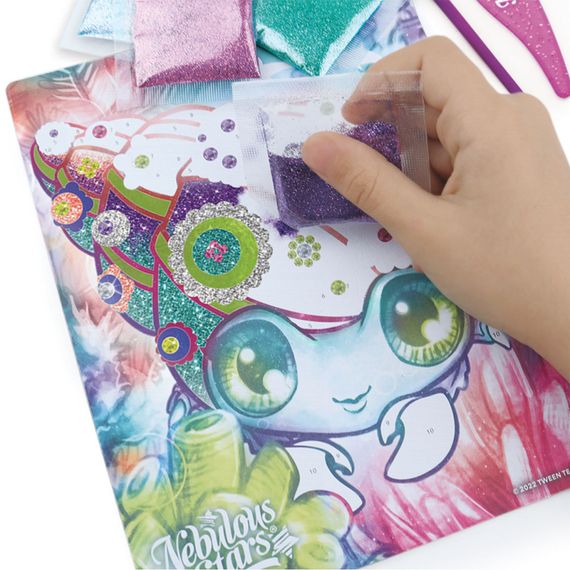 Набір для творчості Зоряні блискітки та фольга Nebulous Stars 11027, 3 шаблони для декорування | Зображення 2