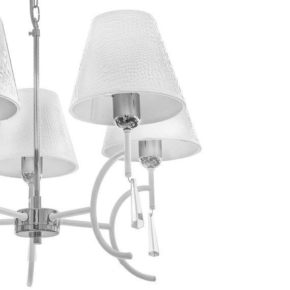 Люстра подвесная с абажуром E14 60W WH (NOWODVORSKI 4508S/5) | Зображення 4