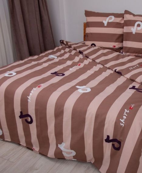 Постільна білизна двоспальне ТЕП Soft dreams Line Brown 2-03858-26453 180х215 см коричнева | Зображення 3