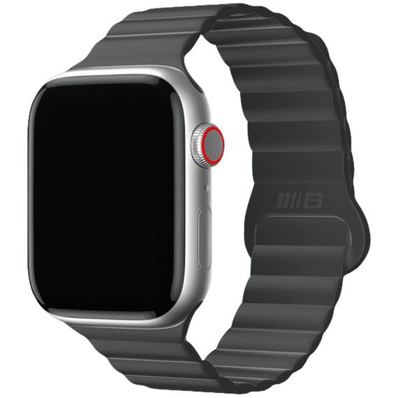 Ремінець BlueO Magnetic Silicone для Apple Watch 42(ser.1-3)/44/45/46/49mm Black