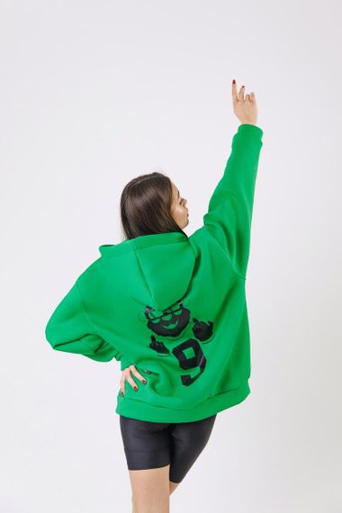 Зіп Худі унісекс МА (01) зелений | Зображення 5