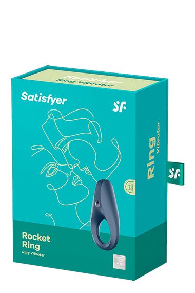 Эрекционное виброкольцо Satisfyer Rocket Ring синее sexstyle | Зображення 1