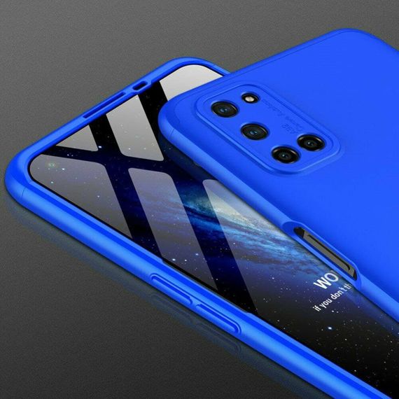 Чохол GKK 360 градусів для Oppo A52 колір Синій | Зображення 3