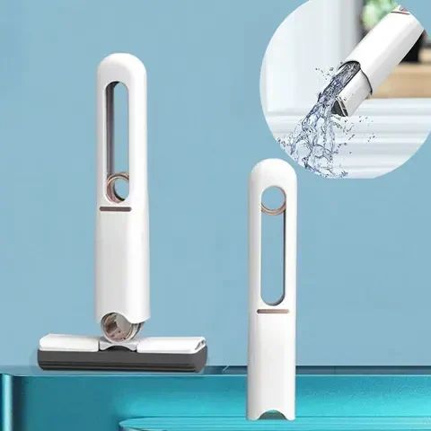 Портативная чудо мини швабра MINI MOP с автоотжимом, легкая, для уборки дома, авто | Зображення 6