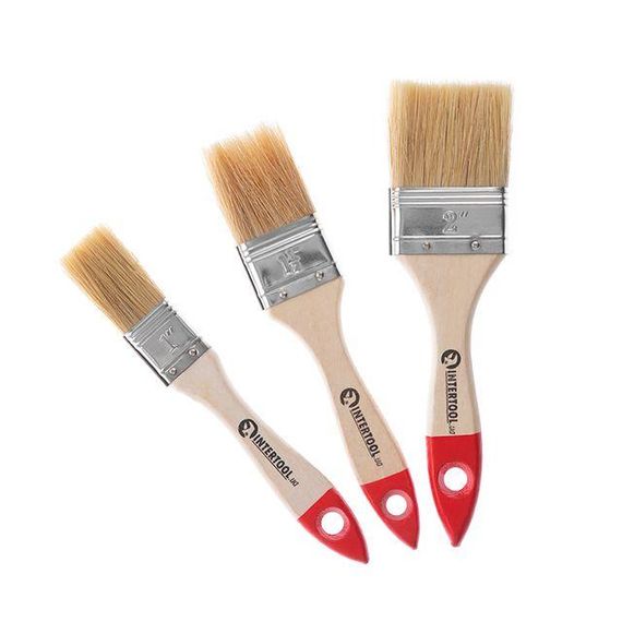 Набір пензлів флейцових 3 од. INTERTOOL KT-1003 | Зображення 7