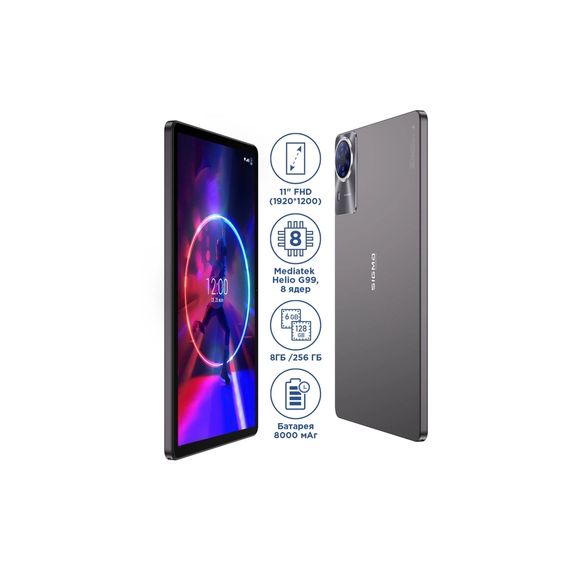 Планшет Sigma Tab A1035 ULTRA 11" 8/256GB 4G dark grey (4827798123515) | Зображення 7