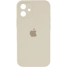 Чехол Silicone Case Square Full Camera Protective (AA) для Apple iPhone 11 (6.1") Бежевый / Antigue White