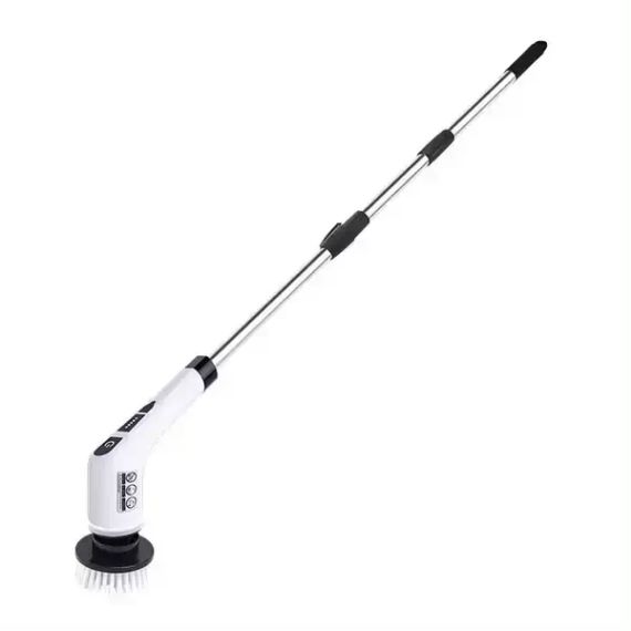 Електрична щітка для прибирання Cleaning Brush, набір 9 в 1, біла, товари для дому | Зображення 2