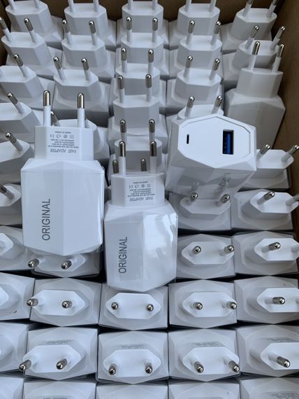 ЗЗП Мережевий Зарядний пристрій USB x 1 AC100 1USB (без паковання) | Зображення 1