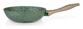 Сковорода-вок Fissman Malachite Ø24см з антипригарним покриттям EcoStone