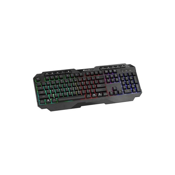 Клавіатура Xtrike ME KB-306 LED USB UA Black (KB-306UA) | Зображення 1