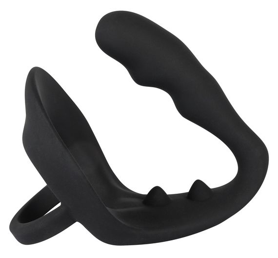 Анальна пробка з ерекційним кільцем - Black Velvets Ring & Plug | Зображення 6