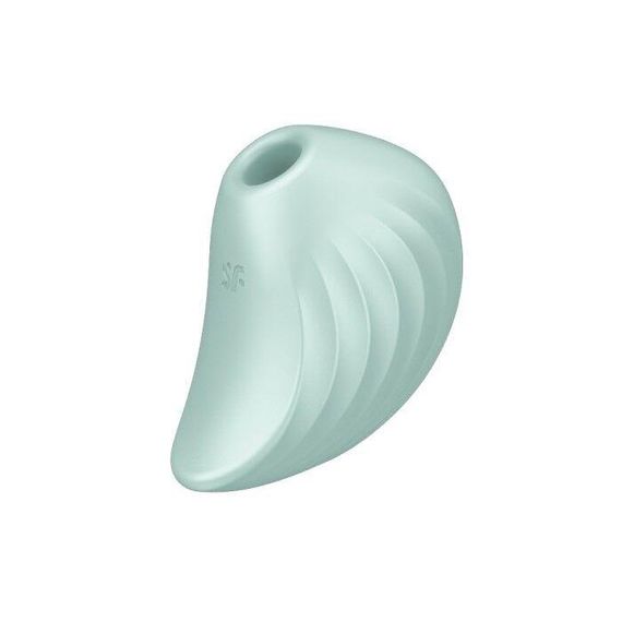 Вакуумний кліторальний стимулятор з вібрацією Satisfyer Pearl Diver, М'ятний